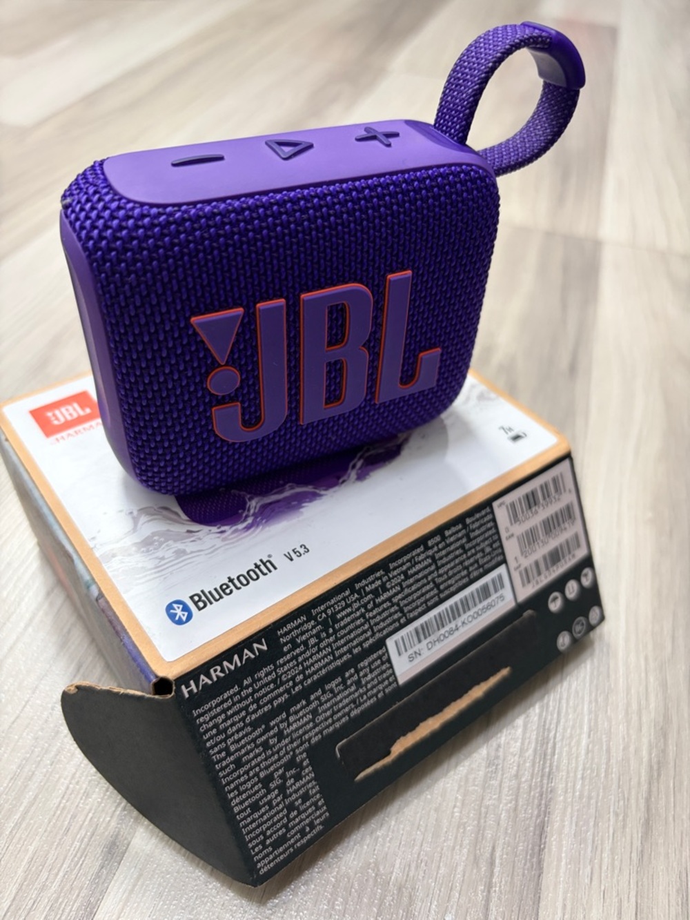 JBL GO 4 Portable Bluetooth Speaker - Purple